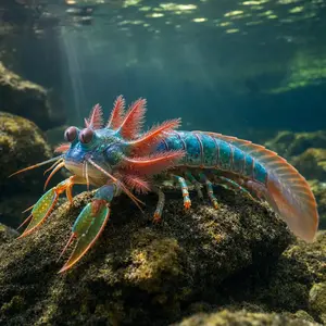 Axolotl + Mantis shrimp
